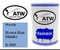 Preview: Honda, Riviera Blue Metallic, B-39M: 500ml Lackdose, von ATW Autoteile West.